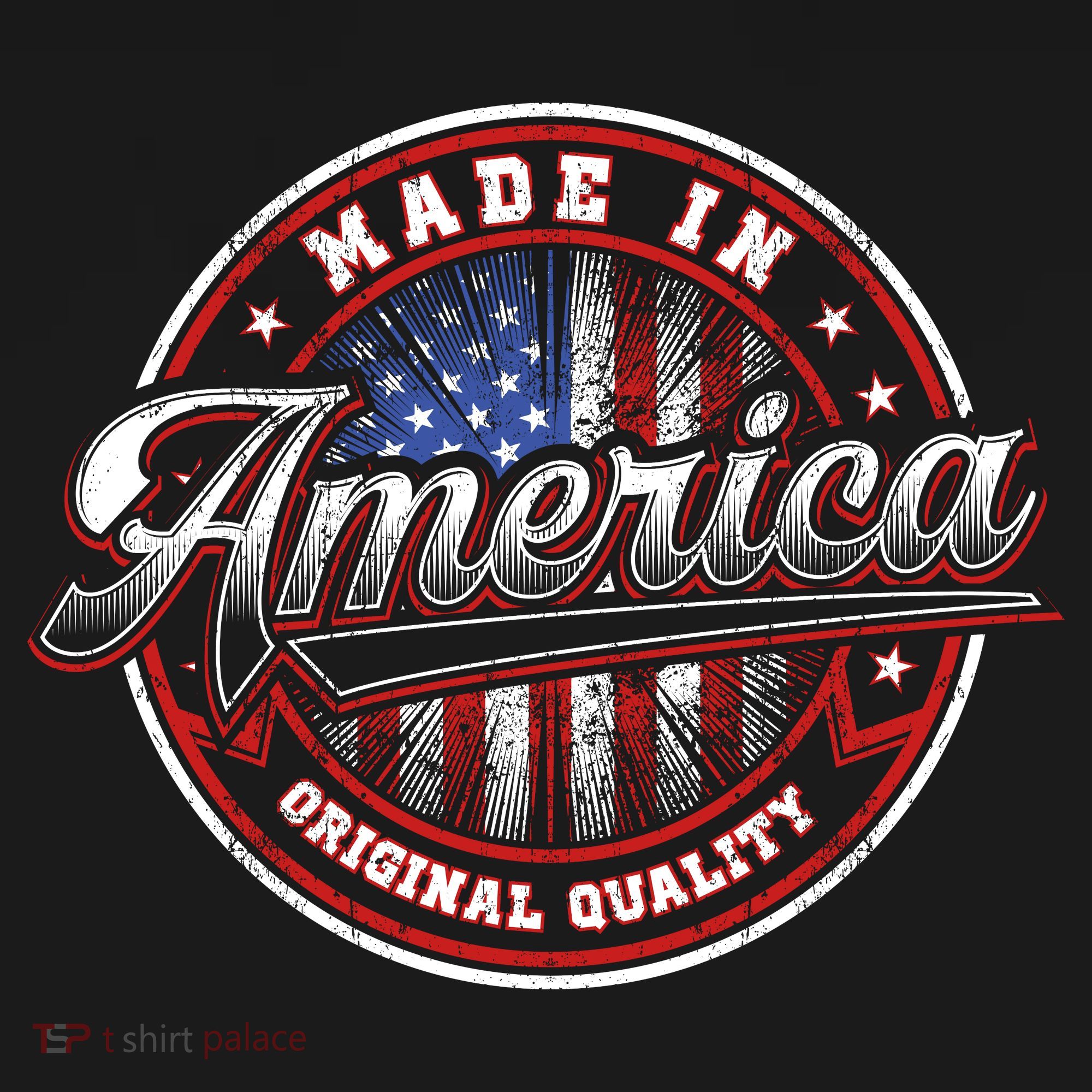 Made In America USA Flag Original Quality Ornament