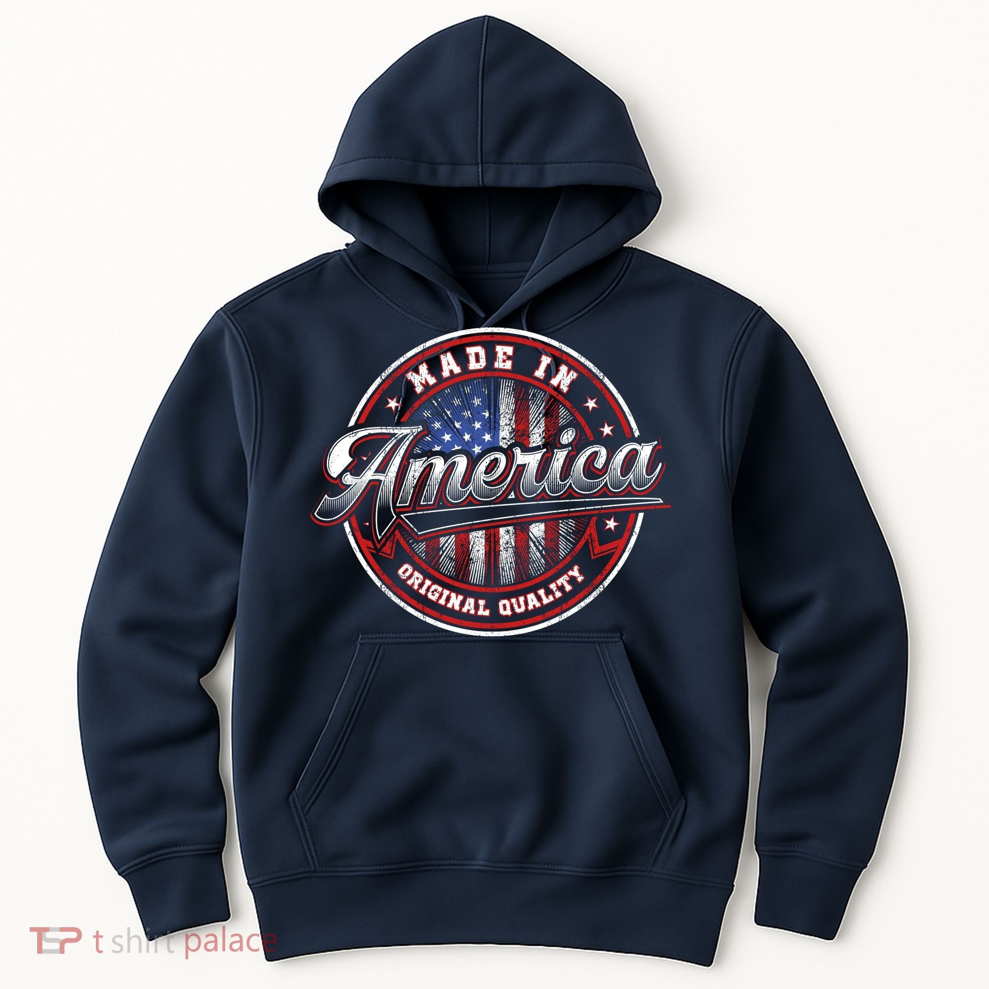 Made In America USA Flag Original Quality Hoodie