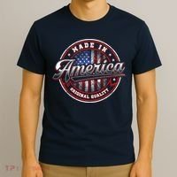 Made In America USA Flag Original Quality T-Shirt thumb 3