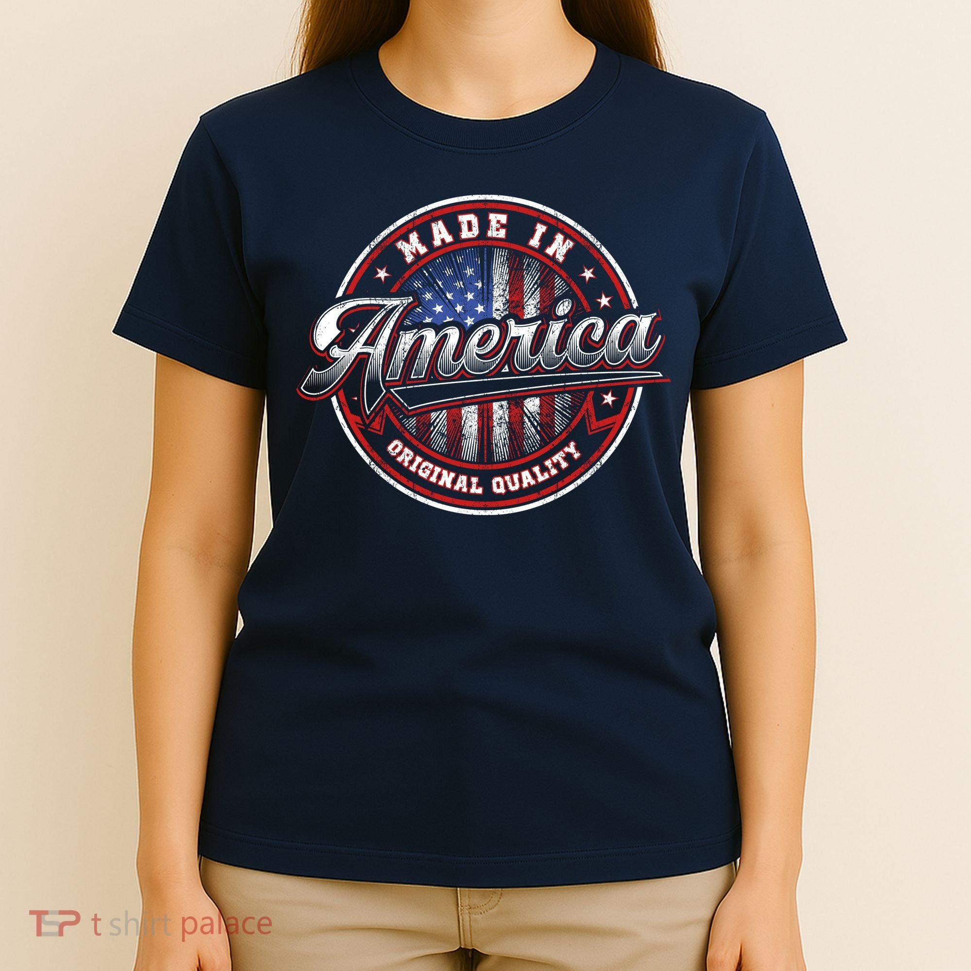 Made In America USA Flag Original Quality T-Shirt
