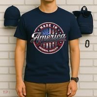 Made In America USA Flag Original Quality T-Shirt thumb 6