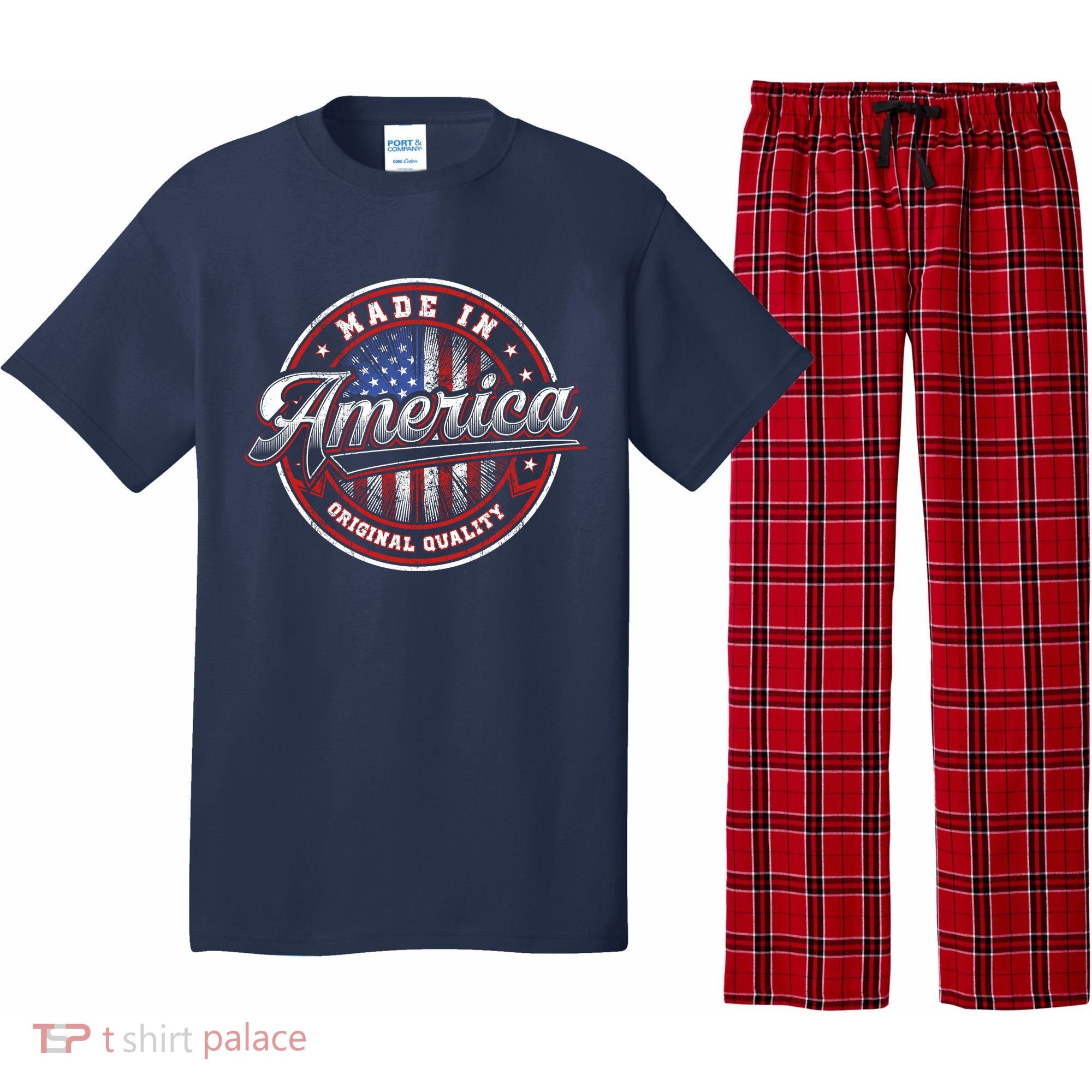 Made In America USA Flag Original Quality Pajama Set