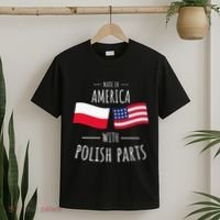 Made In America With Polish Parts Polish American T-Shirt thumb 2