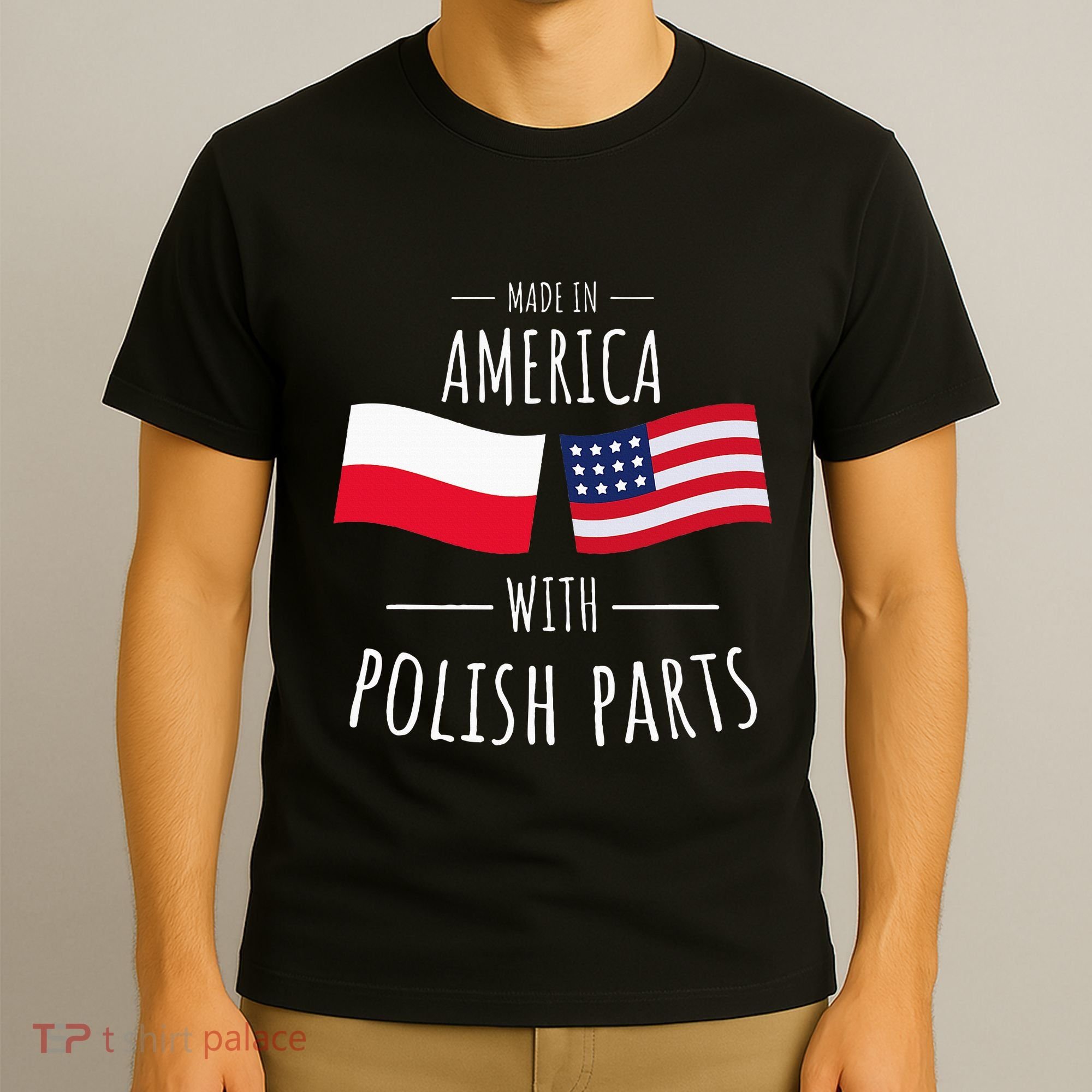 Made In America With Polish Parts Polish American T-Shirt
