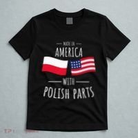 Made In America With Polish Parts Polish American T-Shirt thumb 5