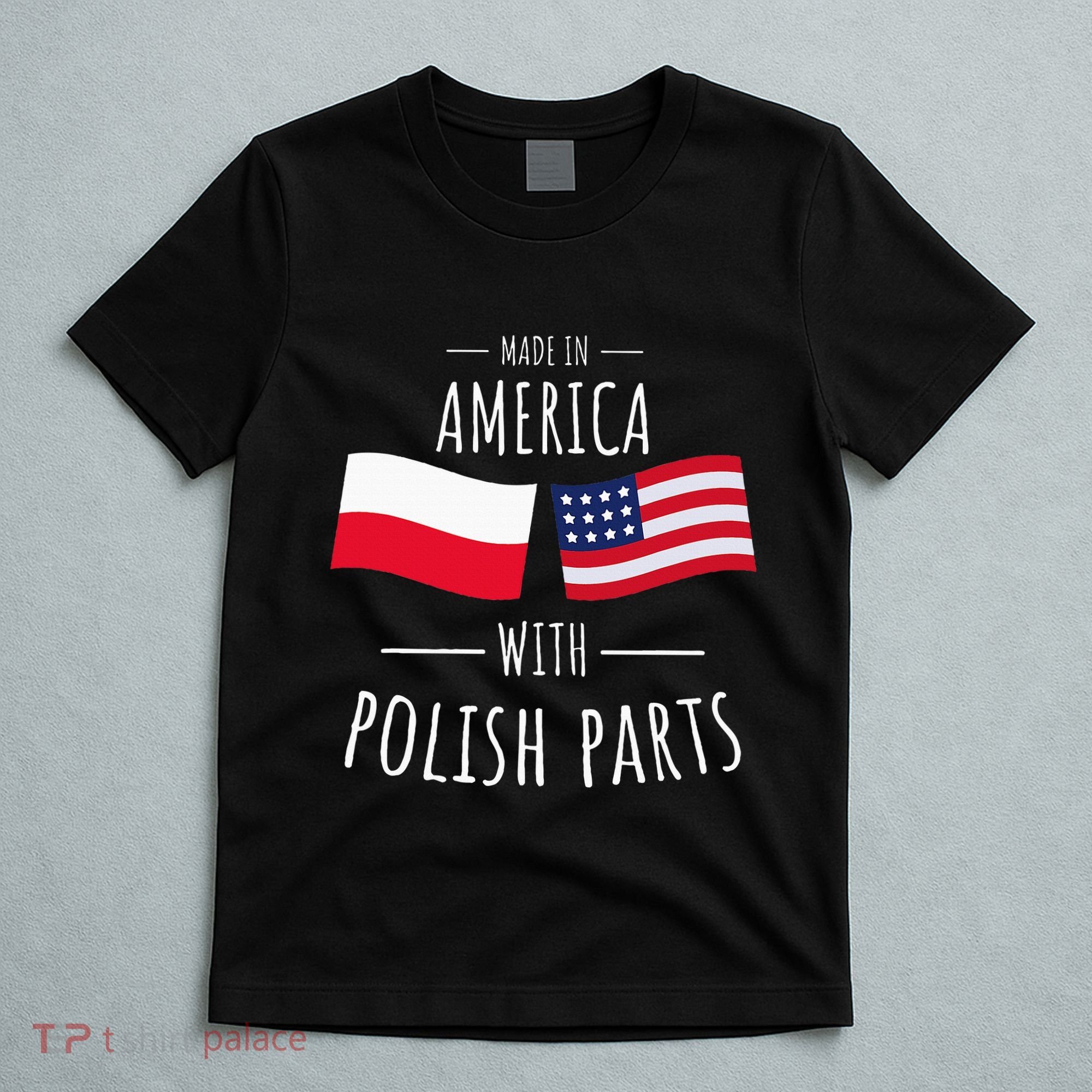 Made In America With Polish Parts Polish American T-Shirt