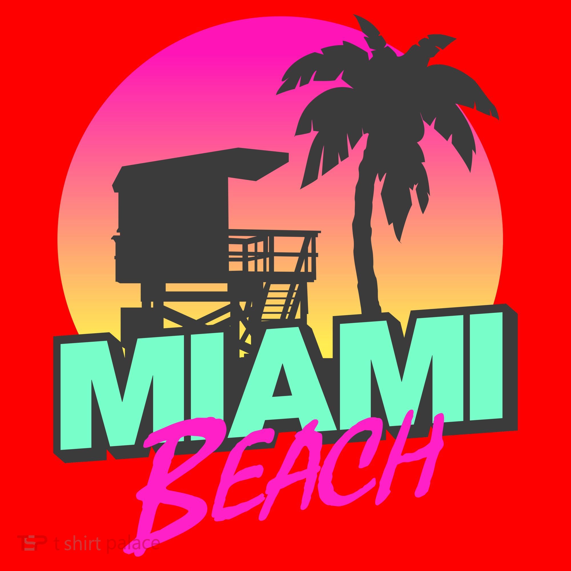 Miami Beach Santa Hat