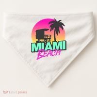 Miami Beach USA-Made Doggie Bandana thumb 0