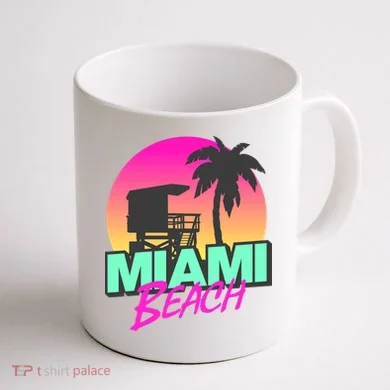 Miami Beach Coffee Mug back