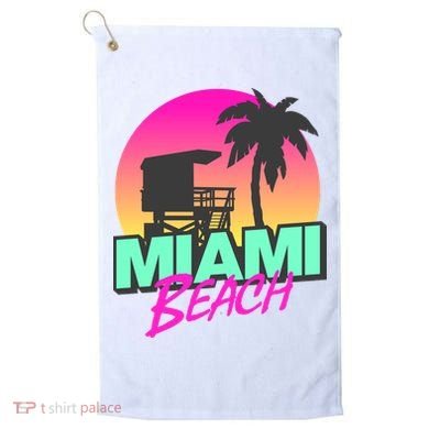 Miami Beach Golf Towel