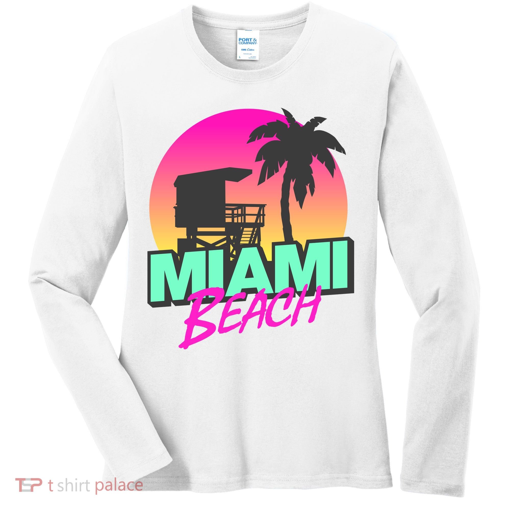 Miami Beach Women's Long Sleeve Shirt