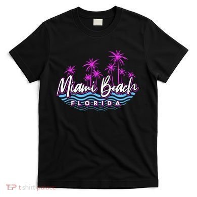 Miami Beach Florida Neon T-Shirt