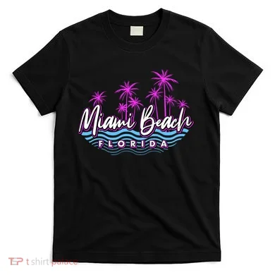 Miami Beach Florida Neon T-Shirt
