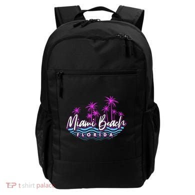 Miami Beach Florida Neon Backpack