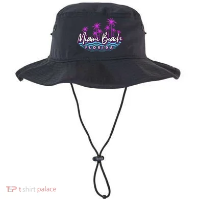 Miami Beach Florida Neon Bucket Hat