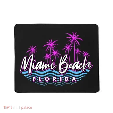 Miami Beach Florida Neon Mousepad