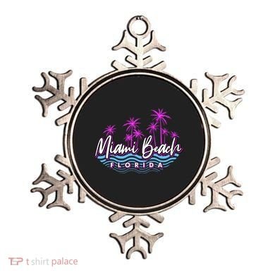Miami Beach Florida Neon Ornament