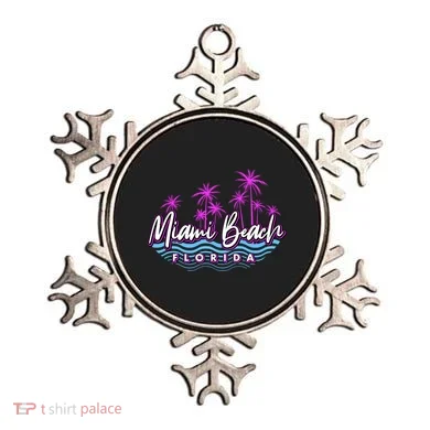 Miami Beach Florida Neon Ornament