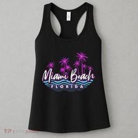 Miami Beach Florida Neon Women's Tank Top thumb 3