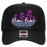 Miami Beach Florida Neon Hat thumb 0