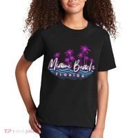 Miami Beach Florida Neon Kids T-Shirt thumb 2