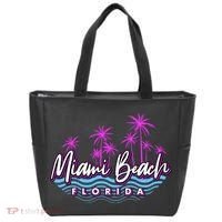 Miami Beach Florida Neon Tote Bag thumb 0