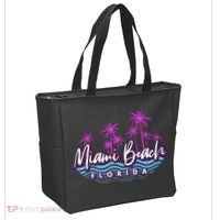 Miami Beach Florida Neon Tote Bag thumb 2