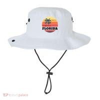 Miami Beach Florida Retro Circle Bucket Hat thumb 0