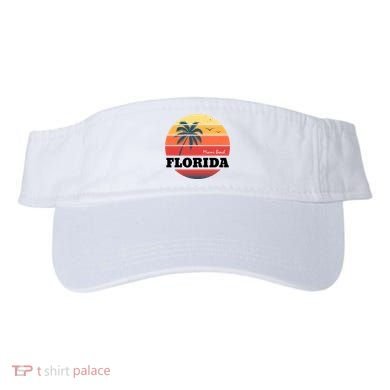 Miami Beach Florida Retro Circle Visor