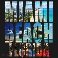 Miami Beach Florida Retro City Logo Toddler T-Shirt thumb 4