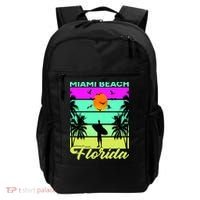 Miami Beach Florida Surfing Backpack thumb 0