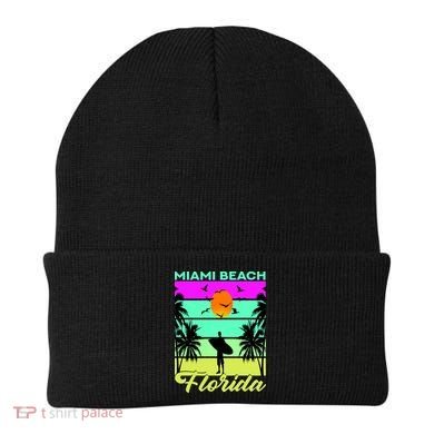 Miami Beach Florida Surfing Beanie