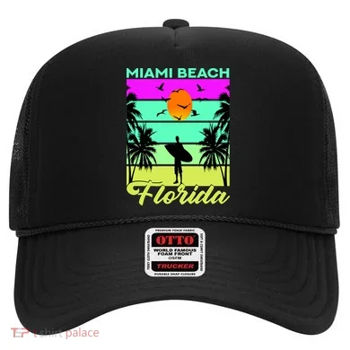 Miami Beach Florida Surfing Hat