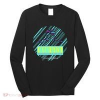 Miami Beach Palm Trees Retro Long Sleeve Shirt thumb 0
