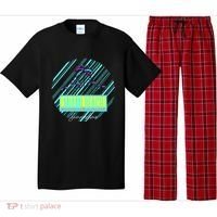 Miami Beach Palm Trees Retro Pajama Set thumb 0