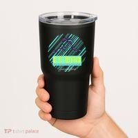 Miami Beach Palm Trees Retro Tumbler thumb 2