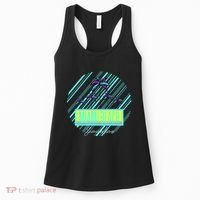 Miami Beach Palm Trees Retro Women's Tank Top thumb 0