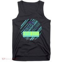 Miami Beach Palm Trees Retro Tank Top thumb 0