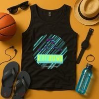 Miami Beach Palm Trees Retro Tank Top thumb 4