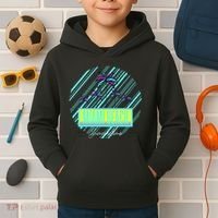 Miami Beach Palm Trees Retro Kids Hoodie thumb 2