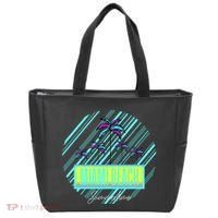 Miami Beach Palm Trees Retro Tote Bag thumb 0
