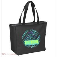 Miami Beach Palm Trees Retro Tote Bag thumb 2