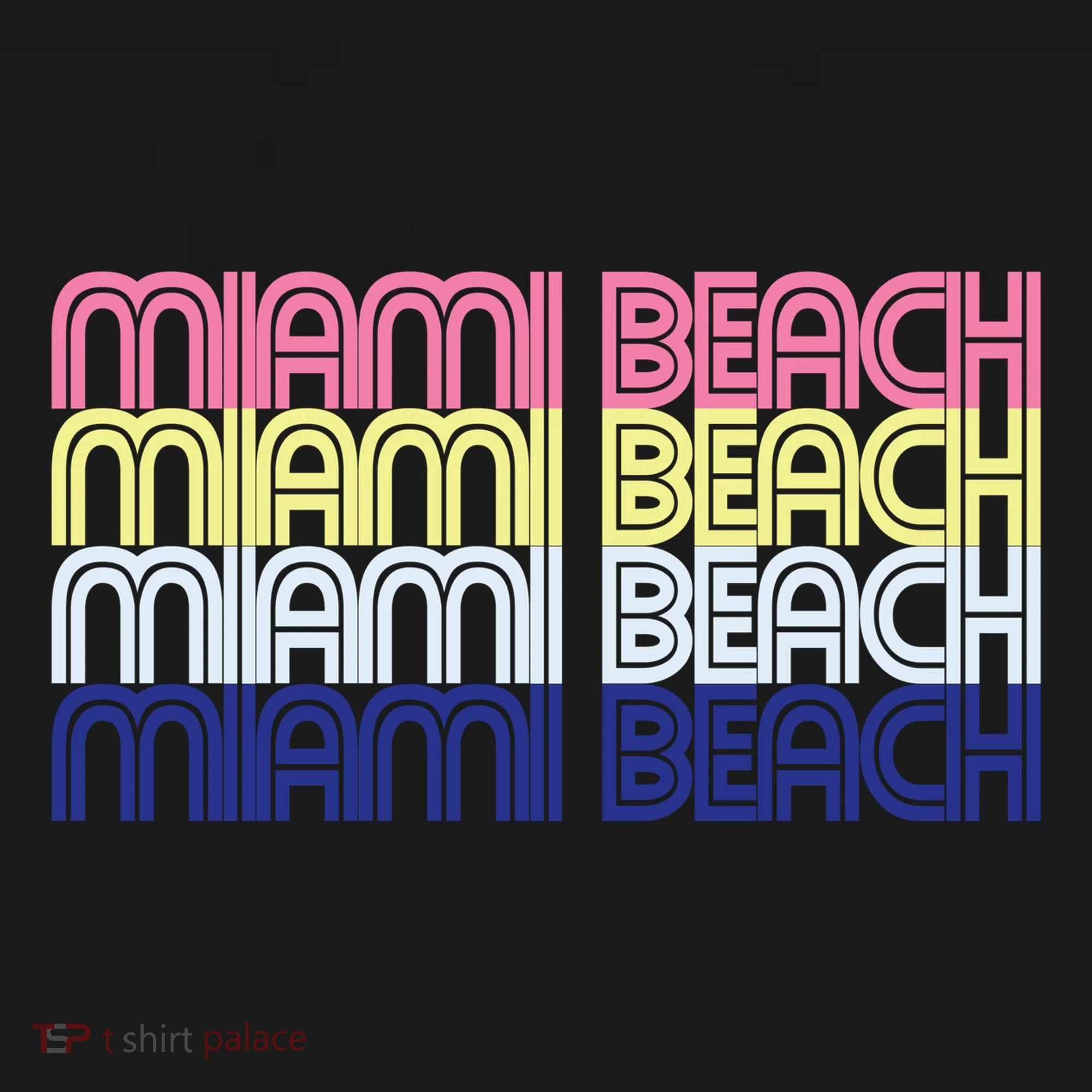 Miami Beach Repeat Doggie Tank