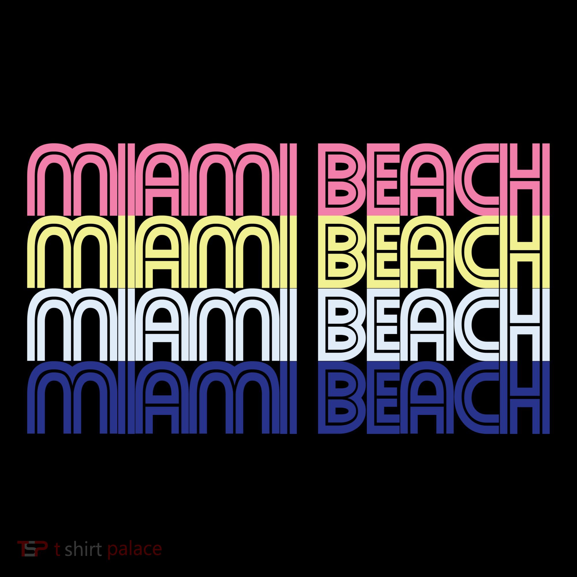 Miami Beach Repeat Ornament