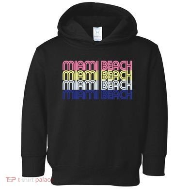 Miami Beach Repeat Toddler Hoodie