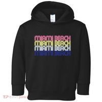 Miami Beach Repeat Toddler Hoodie thumb 0