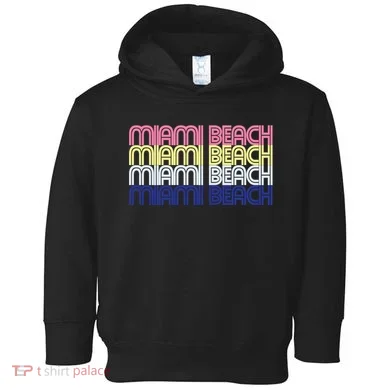 Miami Beach Repeat Toddler Hoodie