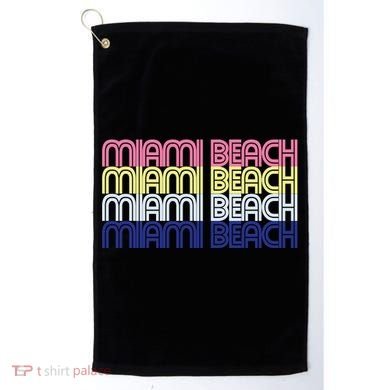 Miami Beach Repeat Golf Towel
