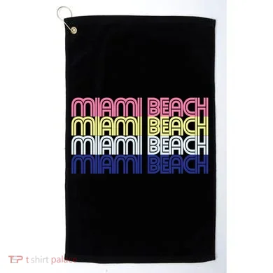 Miami Beach Repeat Golf Towel