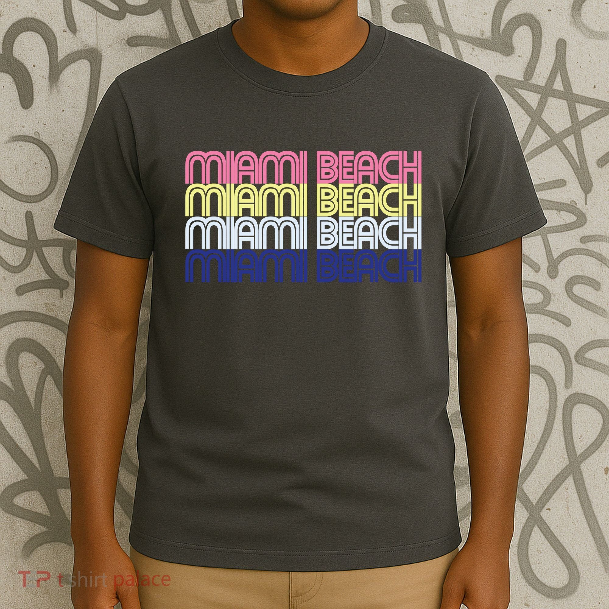 Miami Beach Repeat T-Shirt